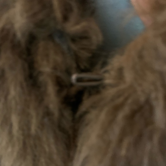 Henig Furs Vintage leather & fur coat, size M - Picture 7 of 8